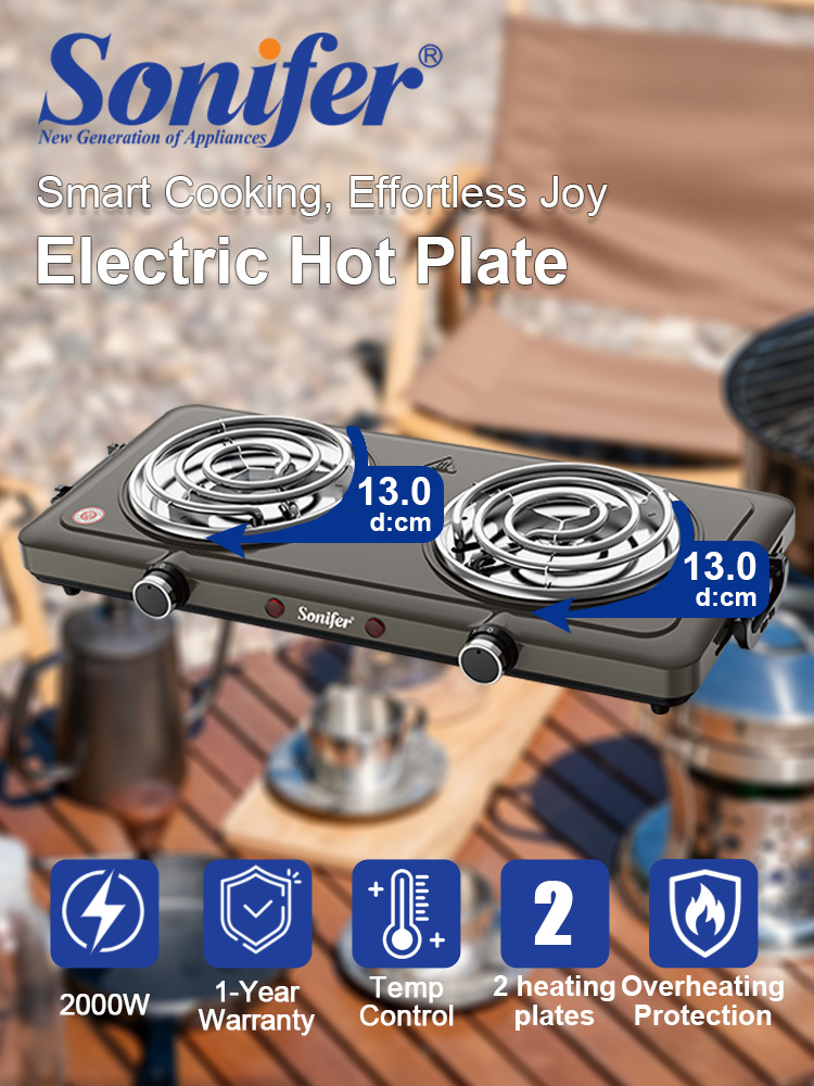 Hot Pot Portable Dual - 소니퍼 SF-3070 더블 전기 핫플레이트 2000W