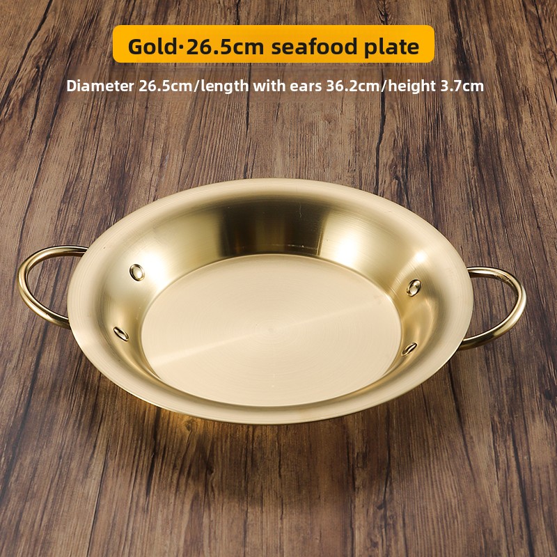 스테인리스 스틸 빠에야 팬, 이중 손잡이, 평평한 요리 - Paella Pan Steel 리뷰 및 가격
