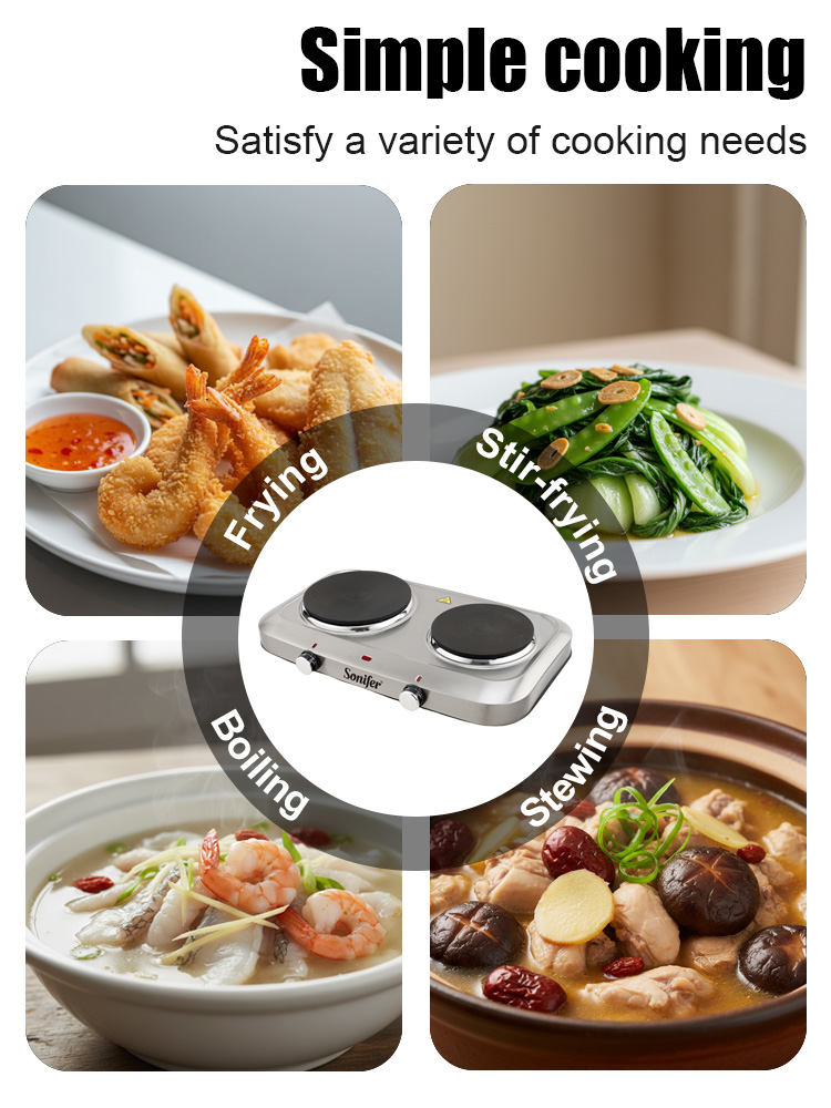 더블 버너 전기 스토브 Sonifer SF-3059 2 - Hot Pot Portable Dual 리뷰 및 가격