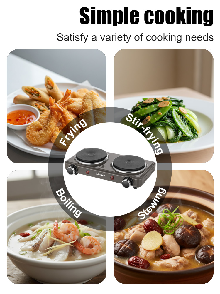 더블 버너 전기 스토브 Sonifer SF-3068 5 - Hot Pot Portable Dual 리뷰 및 가격