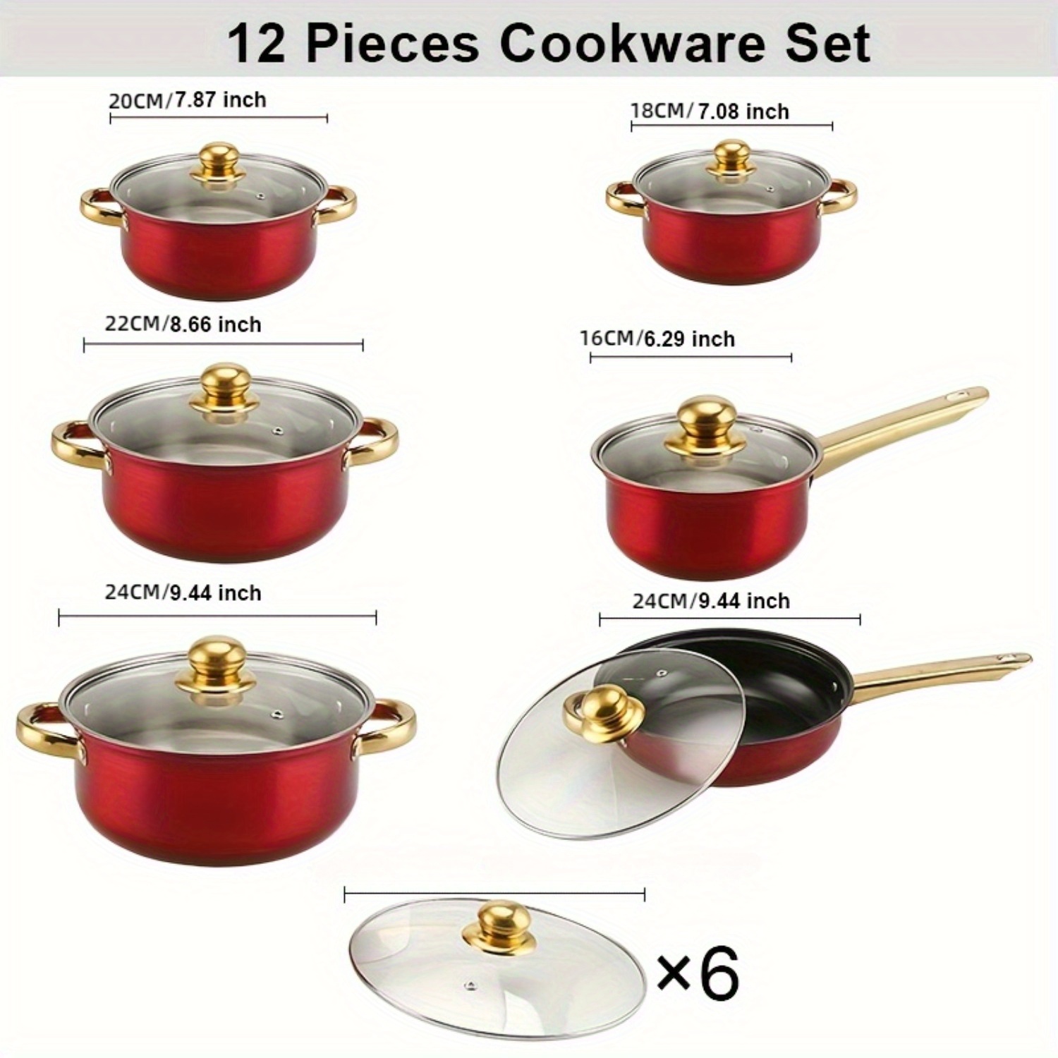 12피스 스테인리스 스틸 주방용품 세트, 다양한 색상의 - Paella Pan Steel 리뷰 및 가격