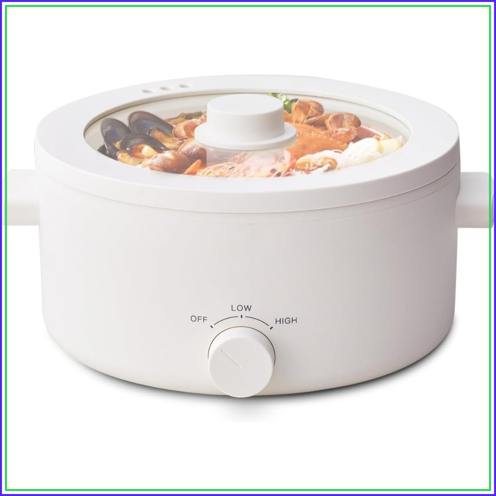 전기 핫팟, 세라믹 논스틱 코팅이 적용된 3L 휴대용  - Hot Pot Portable Dual 리뷰 및 가격