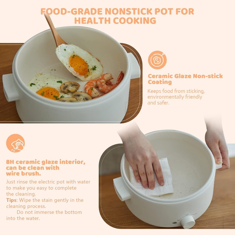 전기 핫팟, 세라믹 논스틱 코팅이 적용된 3L 휴대용  - Hot Pot Portable Dual 리뷰 및 가격