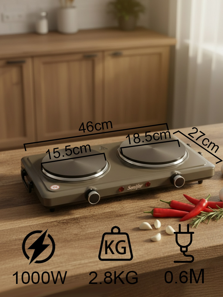 소니퍼 SF-3071 더블 전기 핫플레이트 1500W  - Hot Pot Portable Dual 리뷰 및 가격