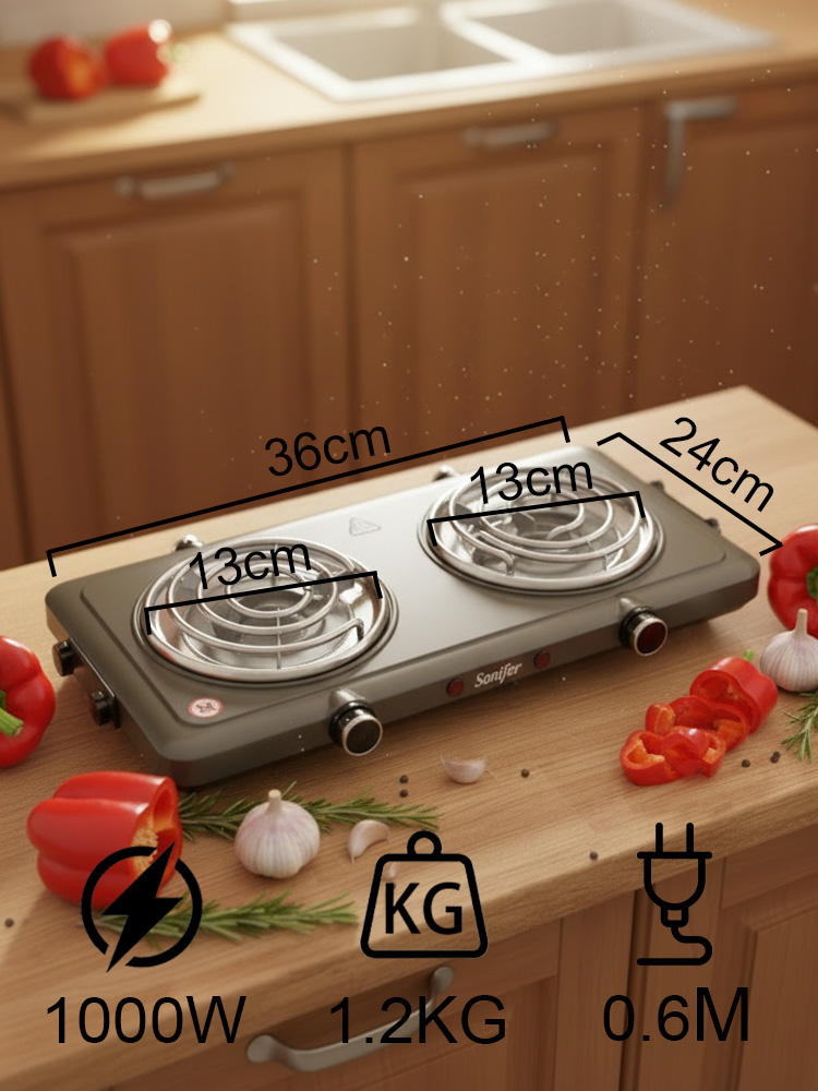 소니퍼 SF-3070 더블 전기 핫플레이트 2000W  - Hot Pot Portable Dual 리뷰 및 가격
