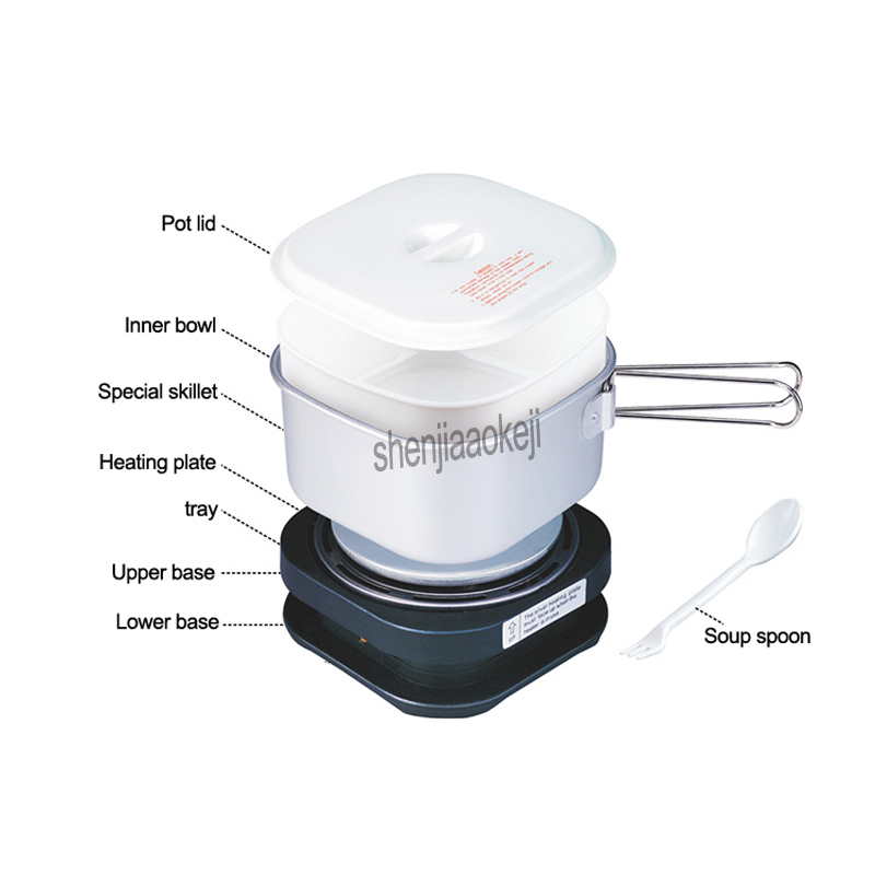 350w 듀얼 전압 휴대용 미니 밥솥 기숙사 삶은 국수 - Hot Pot Portable Dual 리뷰 및 가격