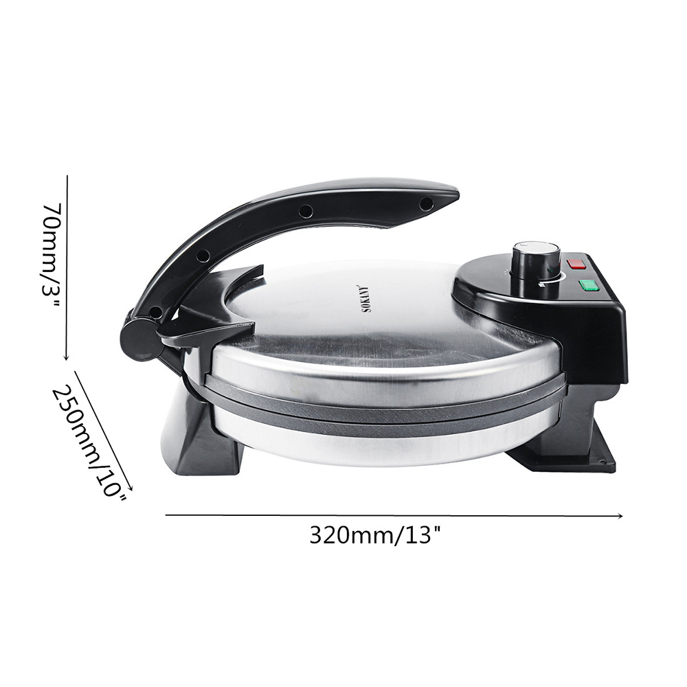 1500W 비 스틱 전기 크레페 제조기 Roti Mak - Home Cooking Oil Making Machine 리뷰 및 가격