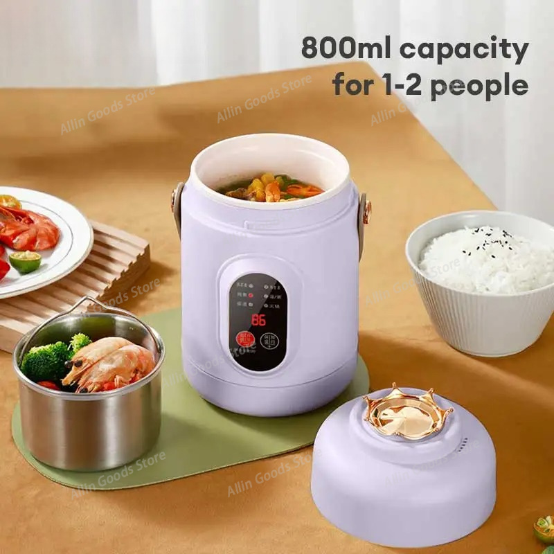 휴대용 다기능 미니 전기 밥솥 여행용 핫팟 및 밥솥 가 - Hot Pot Portable Dual 리뷰 및 가격