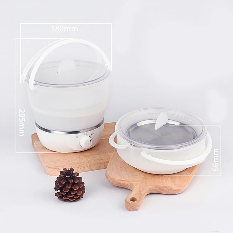 접이식 전기 핫팟 휴대용 다기능 전기 스튜 냄비 이중  - Hot Pot Portable Dual 리뷰 및 가격